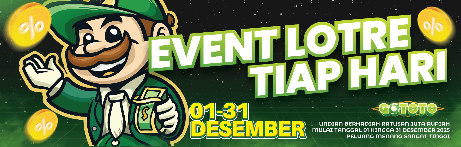 LOTRE HARIAN HADIAH RATUSAN JUTA BULAN DESEMBER