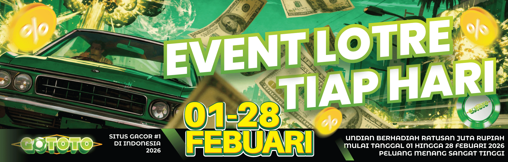 LOTRE HARIAN HADIAH RATUSAN JUTA BULAN FEBUARI