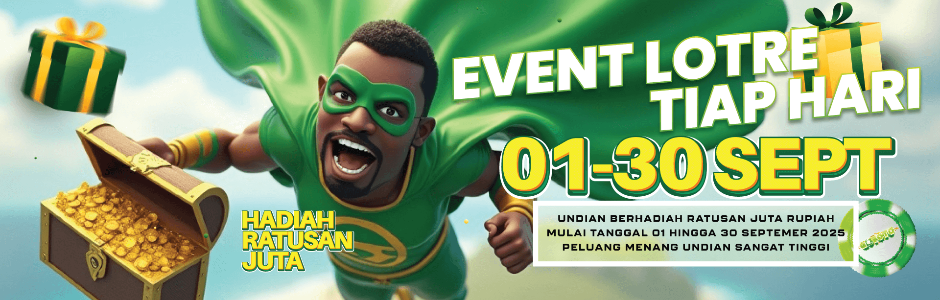 LOTRE HARIAN HADIAH RATUSAN JUTA BULAN SEPTEMBER