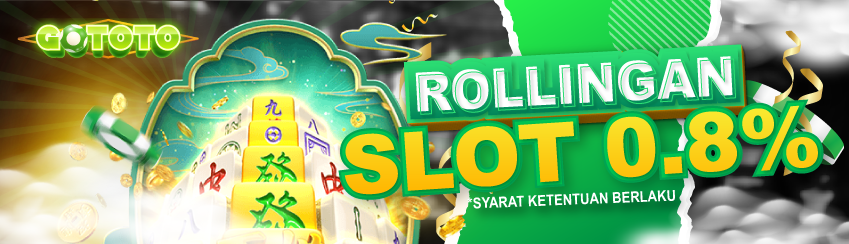 Bonus Rollingan Slot 0.8%